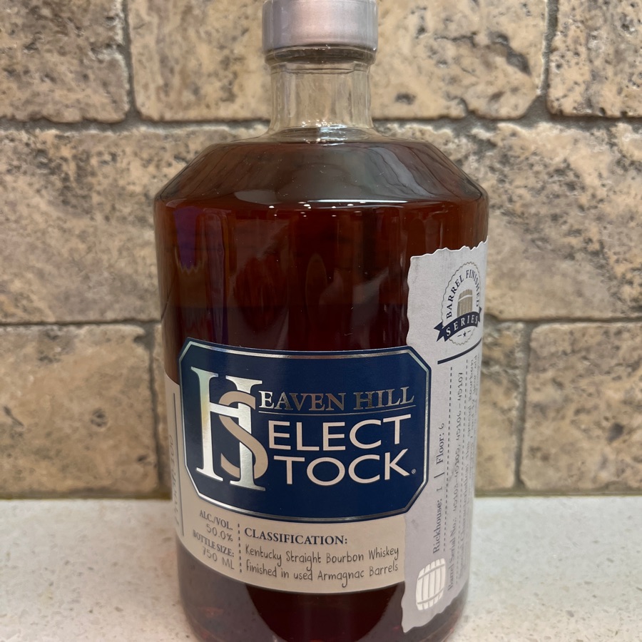 Heaven Hill Select Stock finished in used Armagnac Barrels