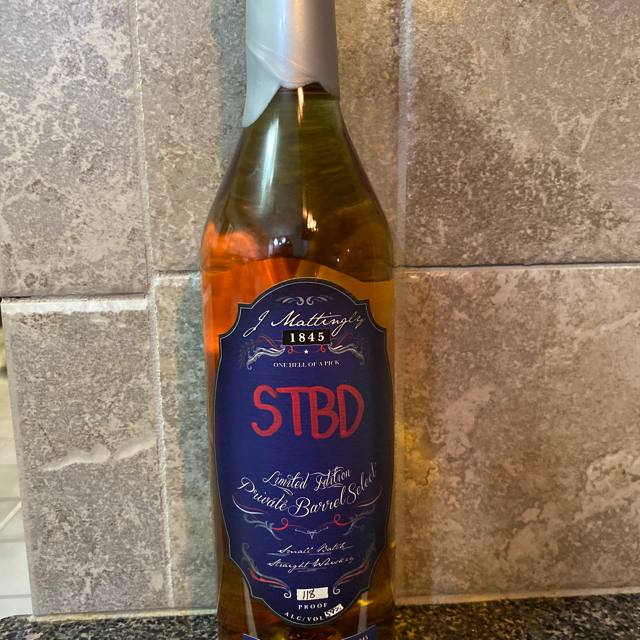 J. Mattingly 1845 Private Barrel Select Straight Whiskey "STBD"