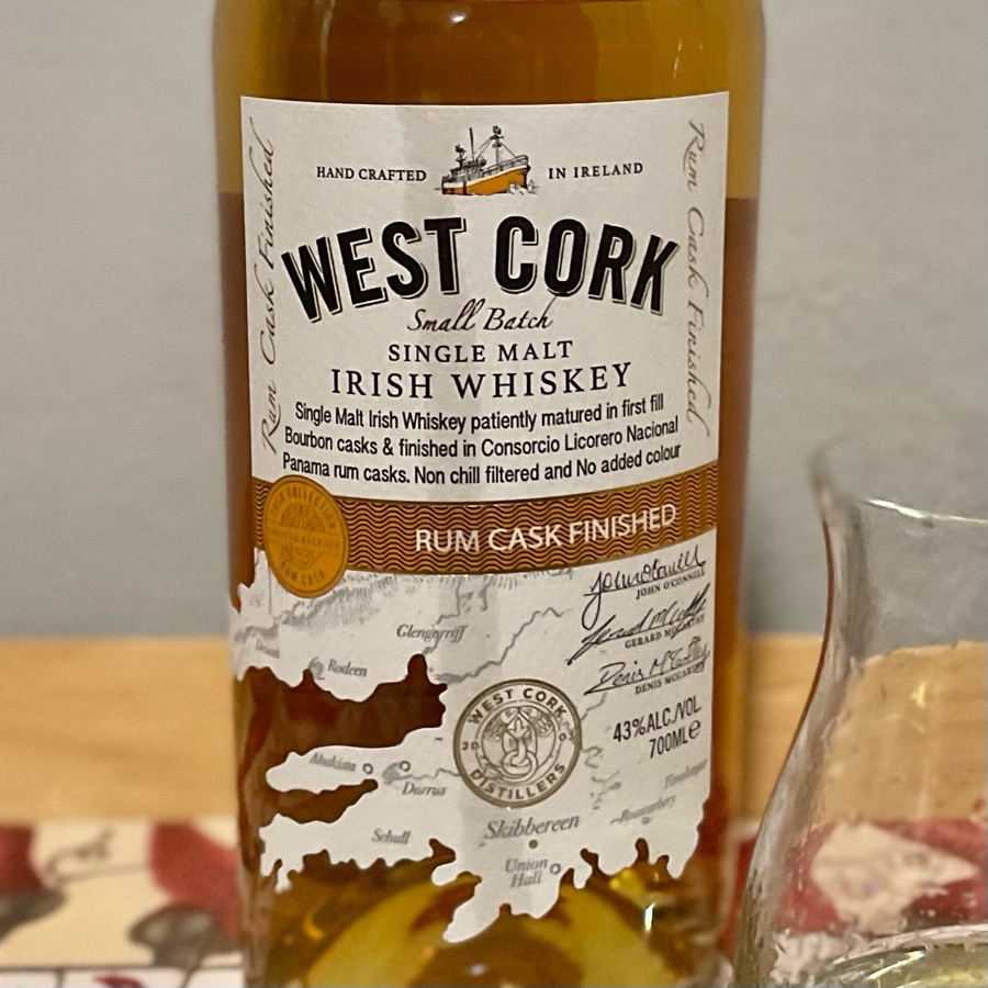 West Cork Single Malt Rum Cask Finished