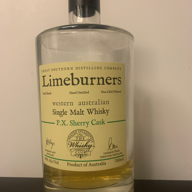 Limeburners Single Malt PX Sherry Cask