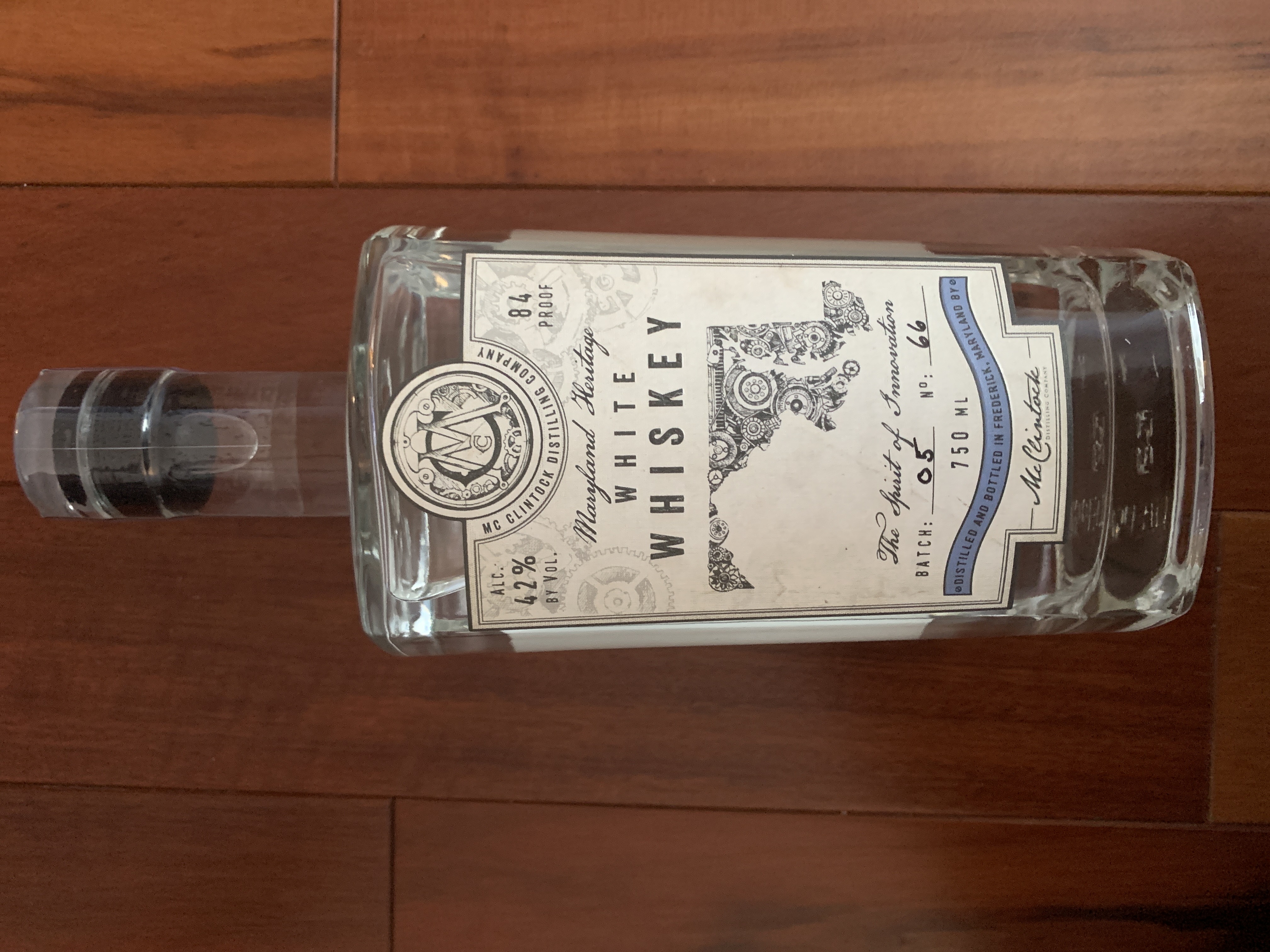 McClintock Maryland Heritage White Whiskey