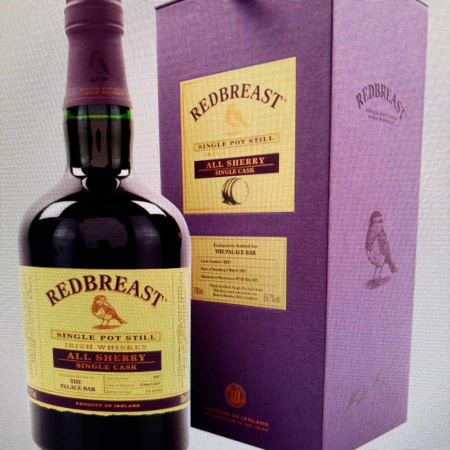 Redbreast 2001 All Sherry Single Cask #18831 (The Palace Bar)