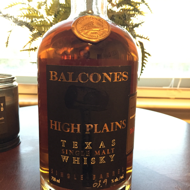 Balcones High Plains Single Malt Single Barrel (2020)