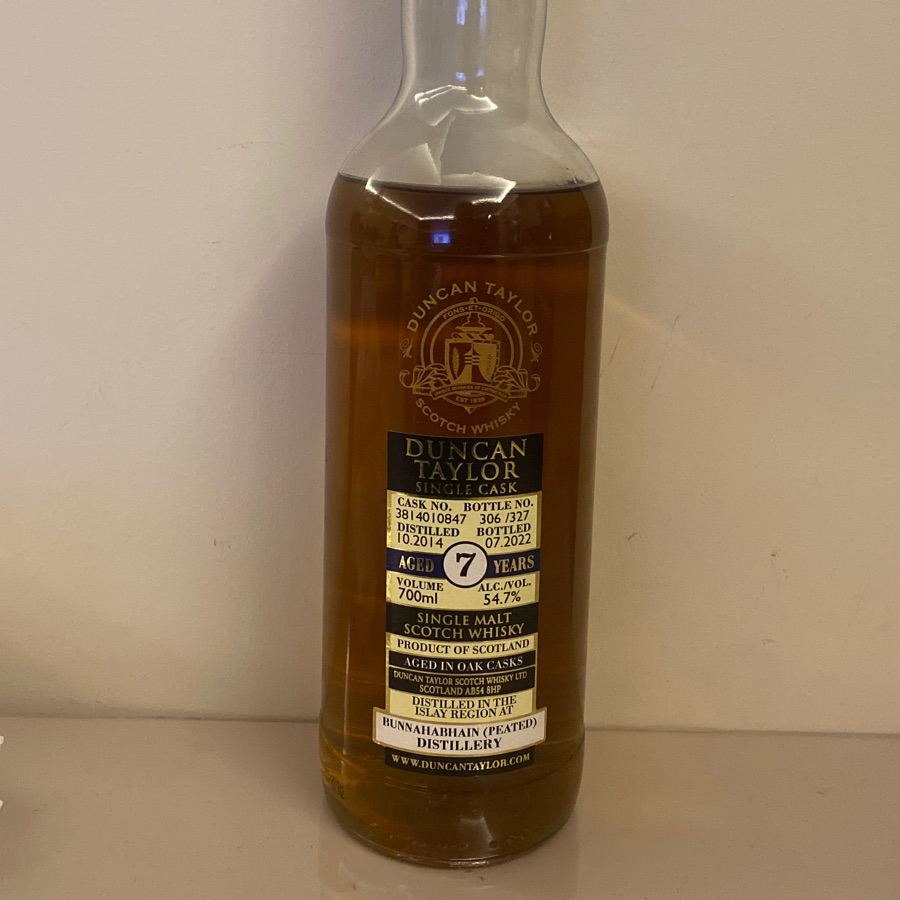 Duncan Taylor Single Cask Aged 7 Years Bunnahabhain