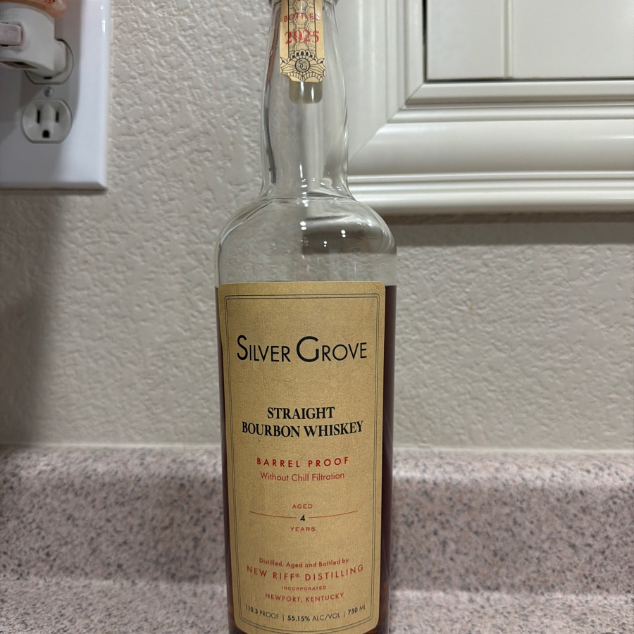 Silver Grove Barrel Proof Straight Bourbon (2025)