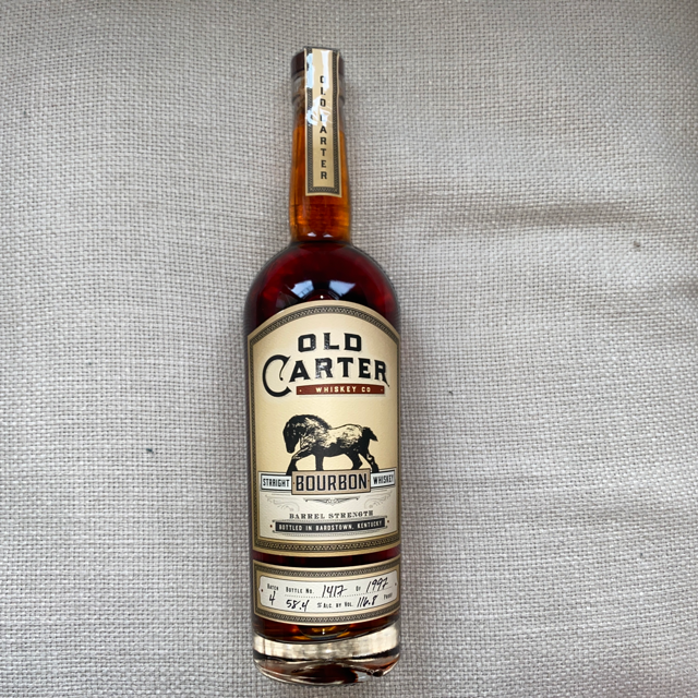 Old Carter Straight Bourbon Batch 4 (2020 Release)