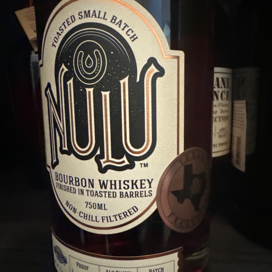 Nulu bourbon, whiskey - Texas exclusive - TX1