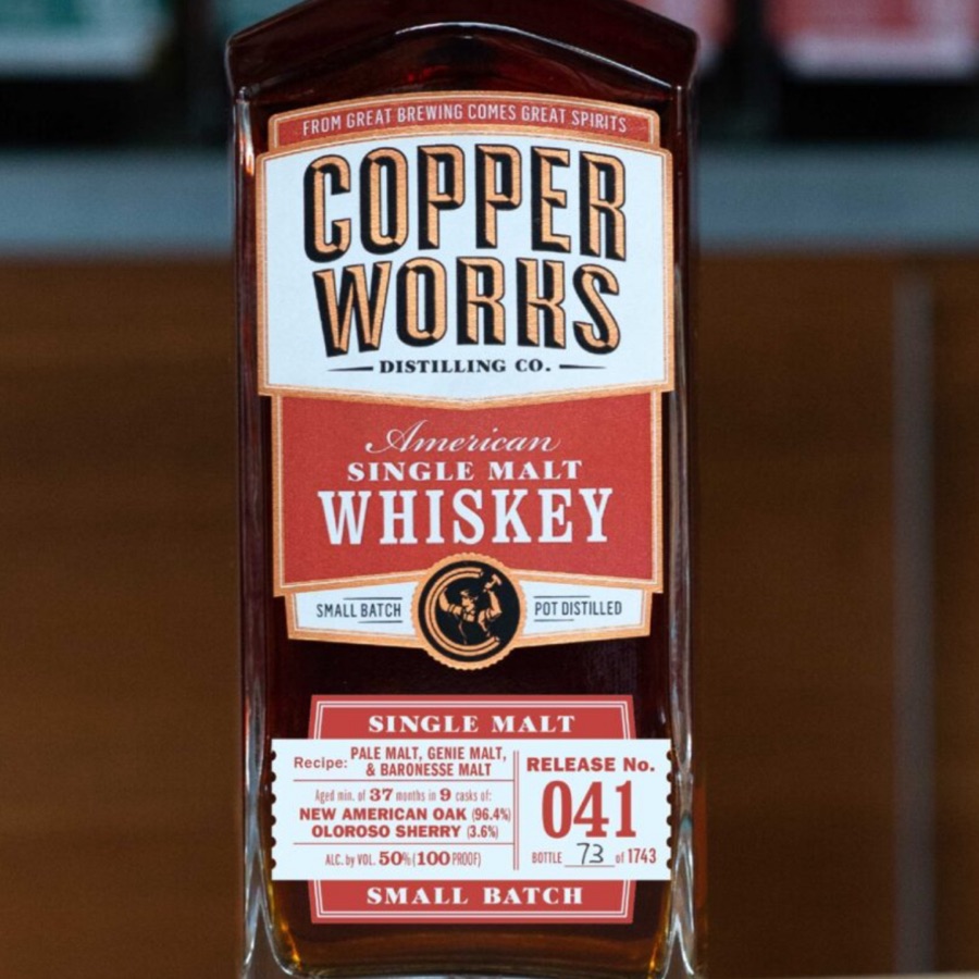 Copperworks American Single Malt (Release No. 041)