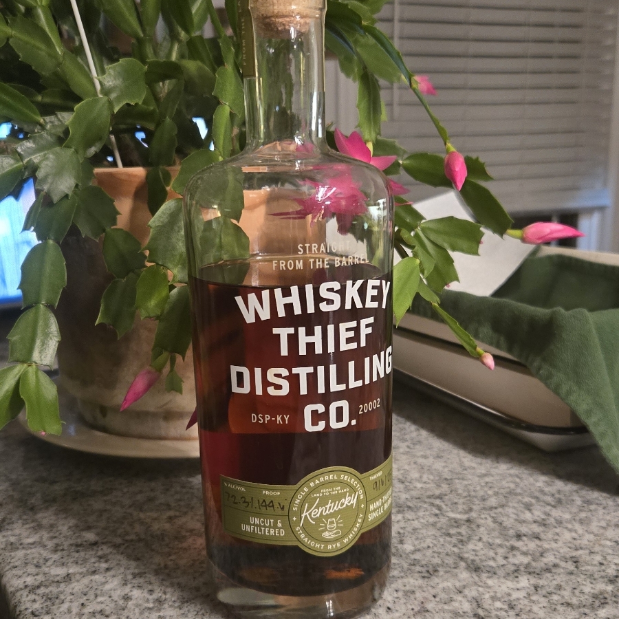 Whiskey Thief straight from the barrel rye