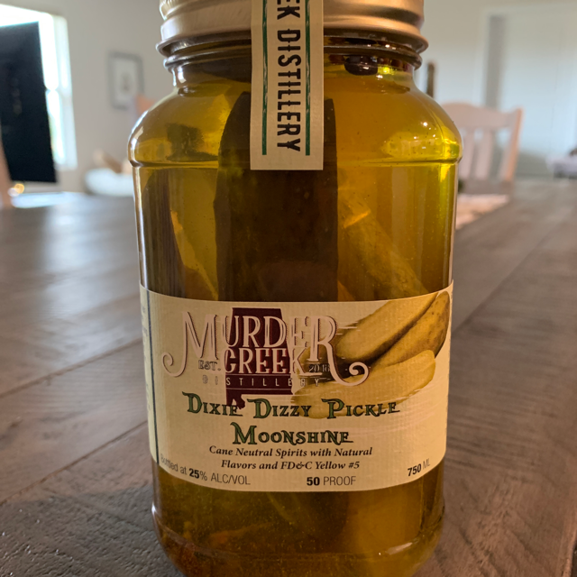 Murder Creek Distillery Dixie Dizzy Pickle Moonshine