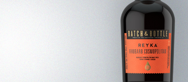 Batch & Bottle Reyka Rhubarb Cosmopolitan