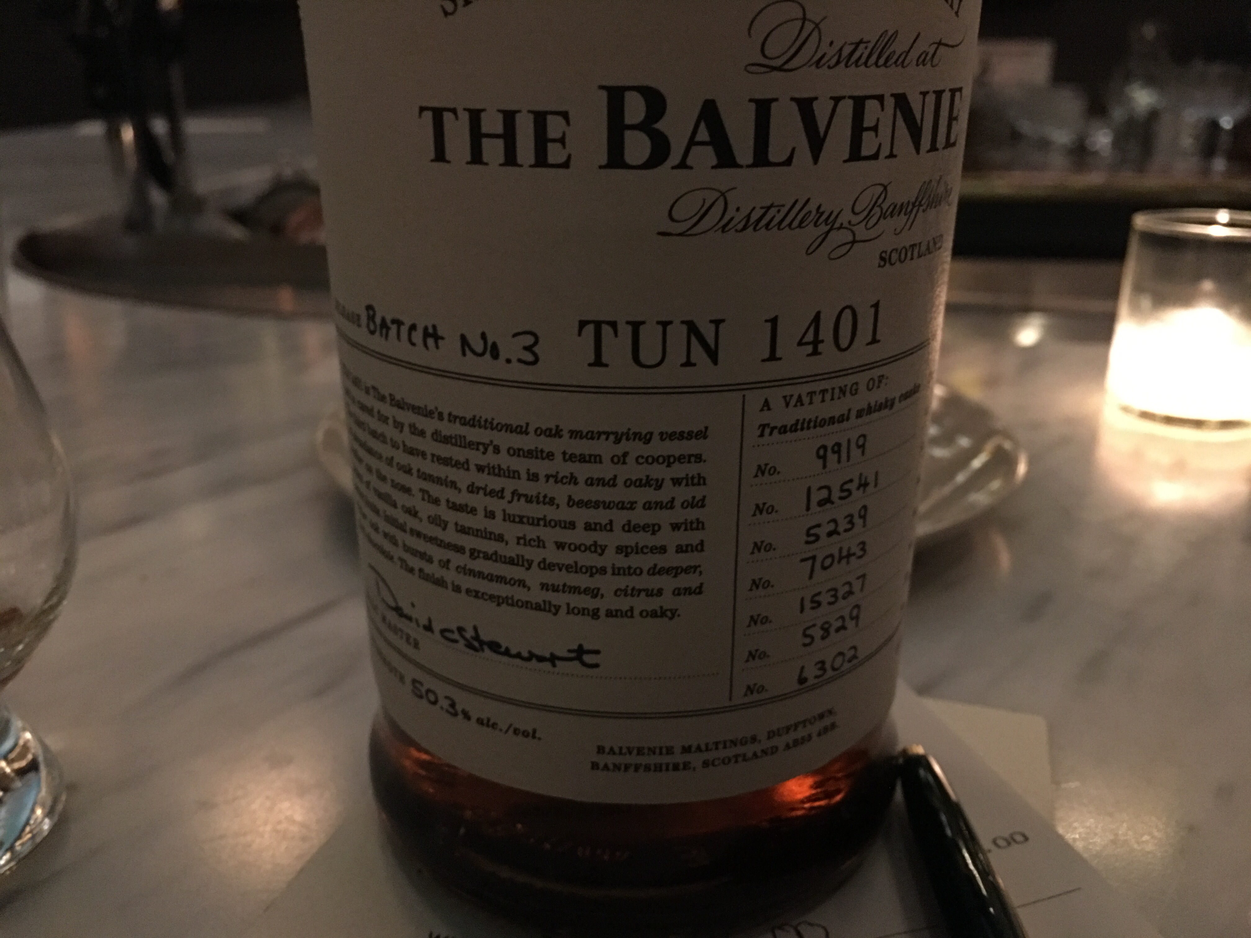 Balvenie Tun 1401 Batch 3