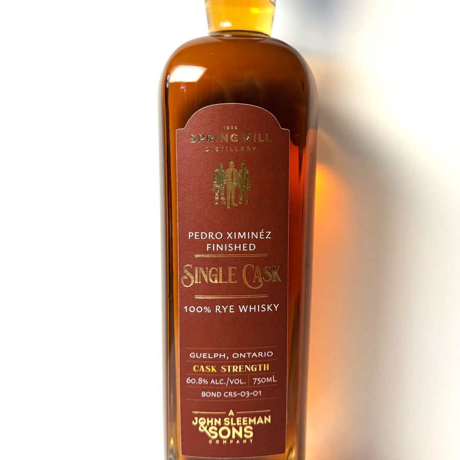 John Sleeman & Sons Springmill Pedro Ximnéz Finished 100% Rye Single Barrel