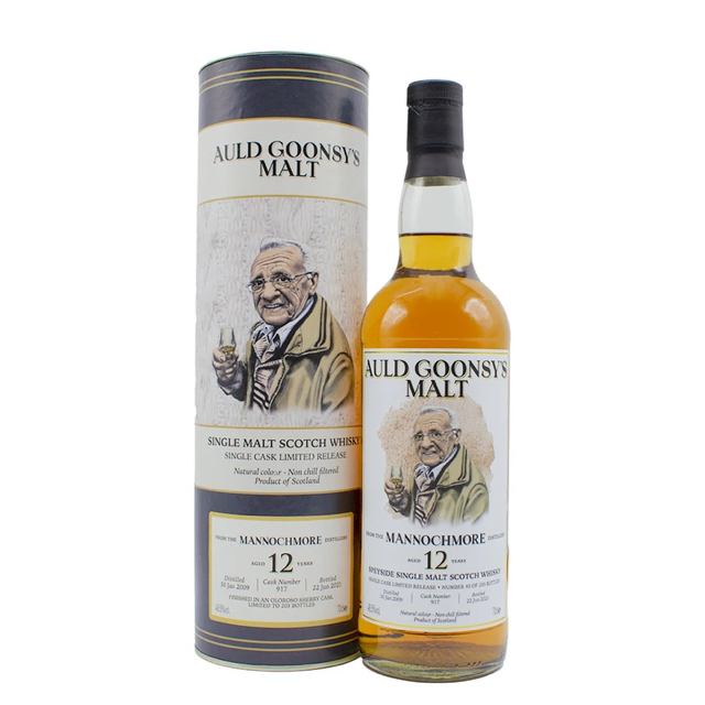Auld Goonsy's Malt Mannochmore 12 years old