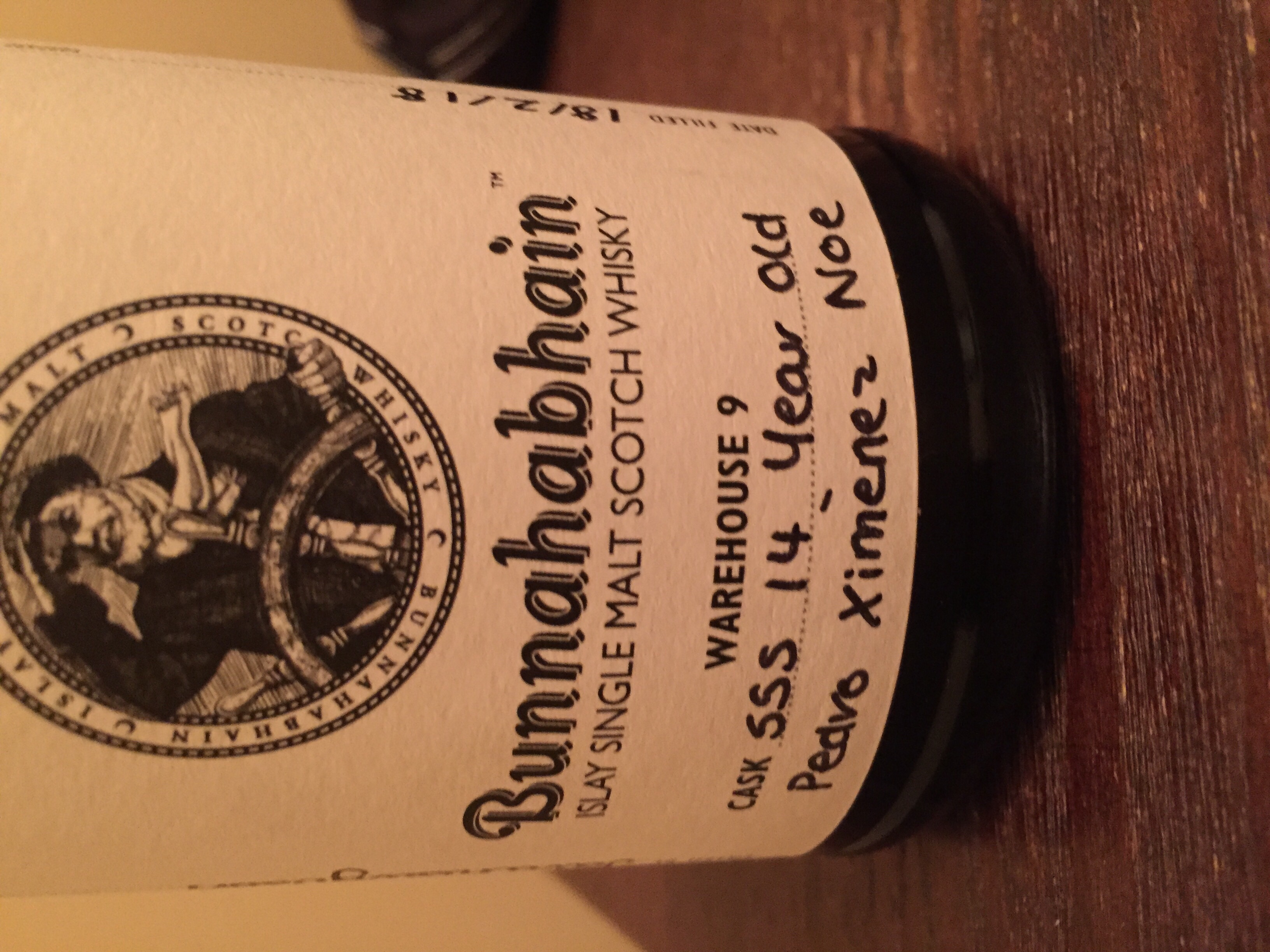 Bunnahabhain PX 14 yr distillery only