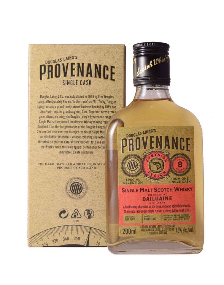 Dailuaine 2009 8 Year Provenance (Douglas Laing)