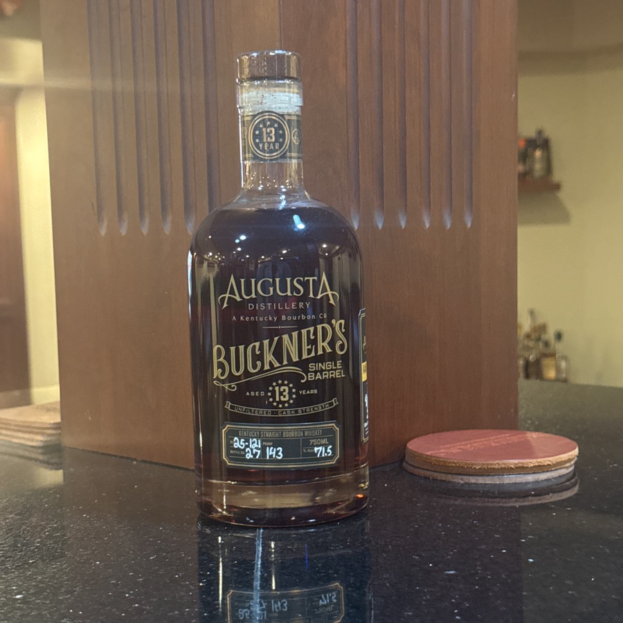 Augusta Buckner's 13 Year Single Barrel 25-121 (Bona Fide Conventus)