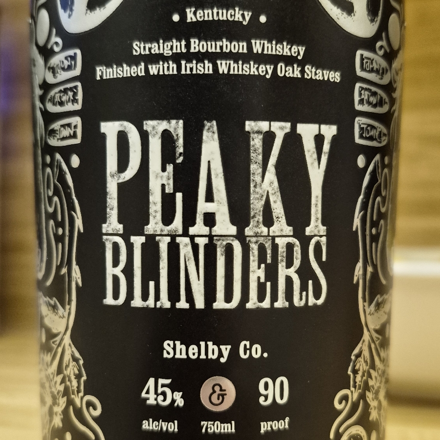 Peaky Blinders Kentucky Straight Bourbon Whiskey