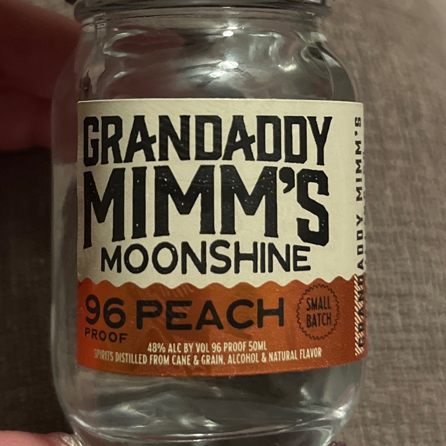 Grandaddy Mimm's Peach Moonshine