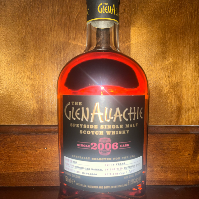 Glenallachie 2006 12 Year Single Cask #895 Virgin Oak Barrel