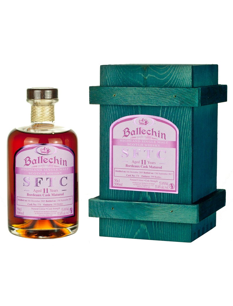 Ballechin 2005 11 Year SFTC Bordeaux Cask Matured