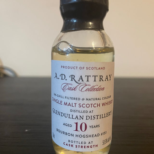 A.D. Rattray Cask Collection Glendullan 10 Year Old Cask #151