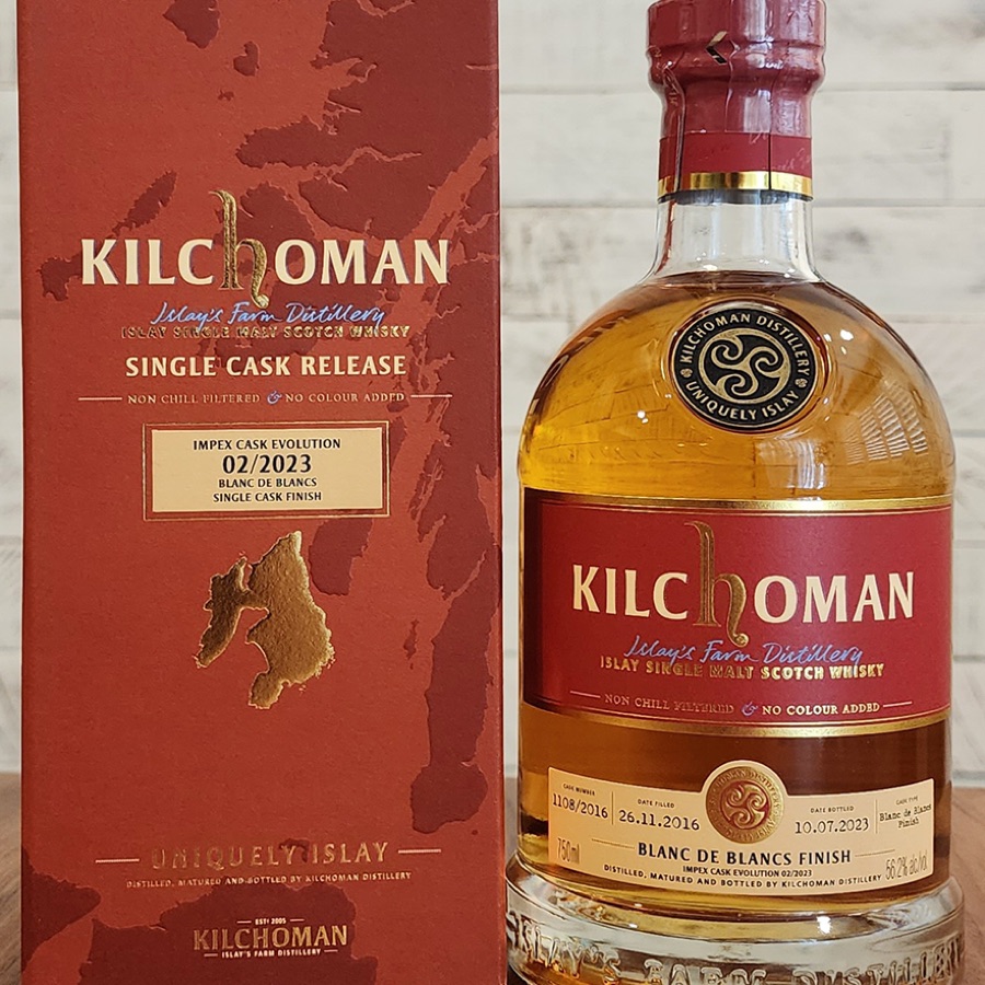 Kilchoman Blanc de Blancs Finish Single Cask #1108/2016