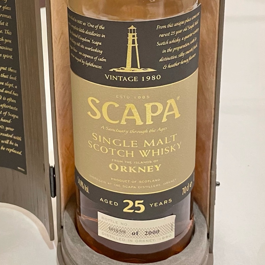 Scapa 25 Year Vintage 1980