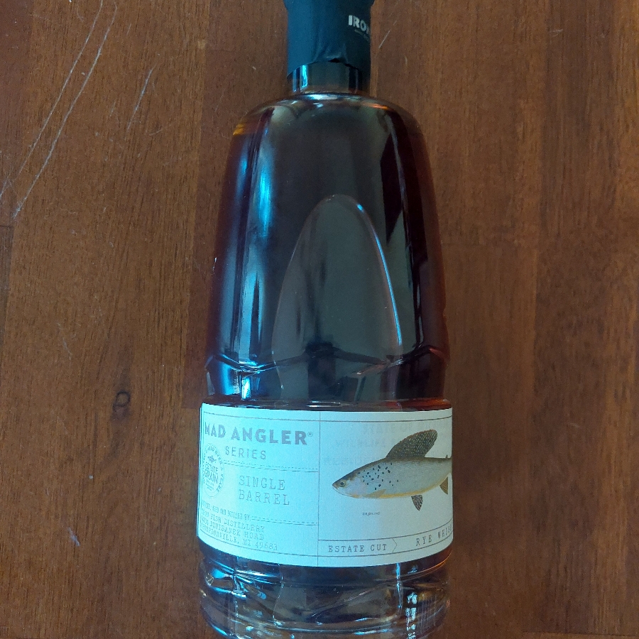 Iron Fish Mad Angler Series Single Barrel Estate Cut Rye Whiskey