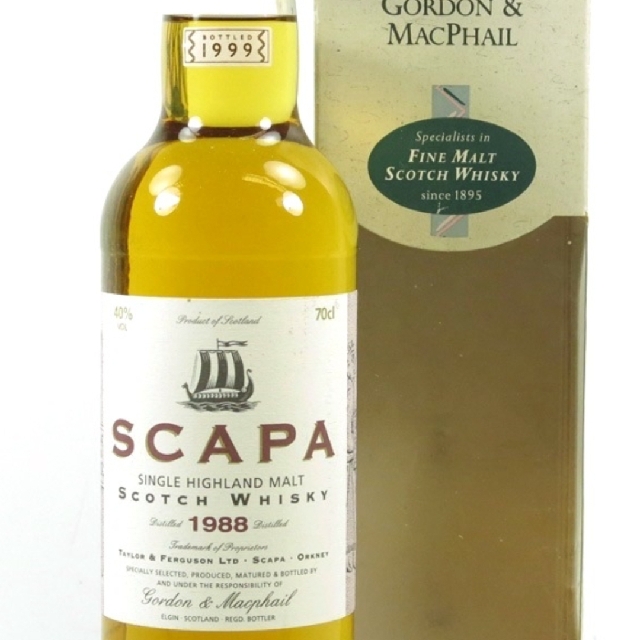 Scapa 1988 Distillery Labels (Gordon & MacPhail)
