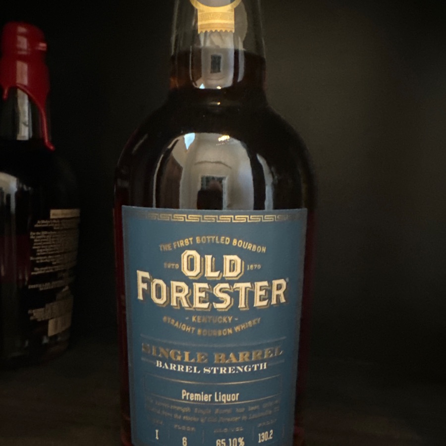 Old Forester, single barrel, barrel, strength, premier liquor store pic