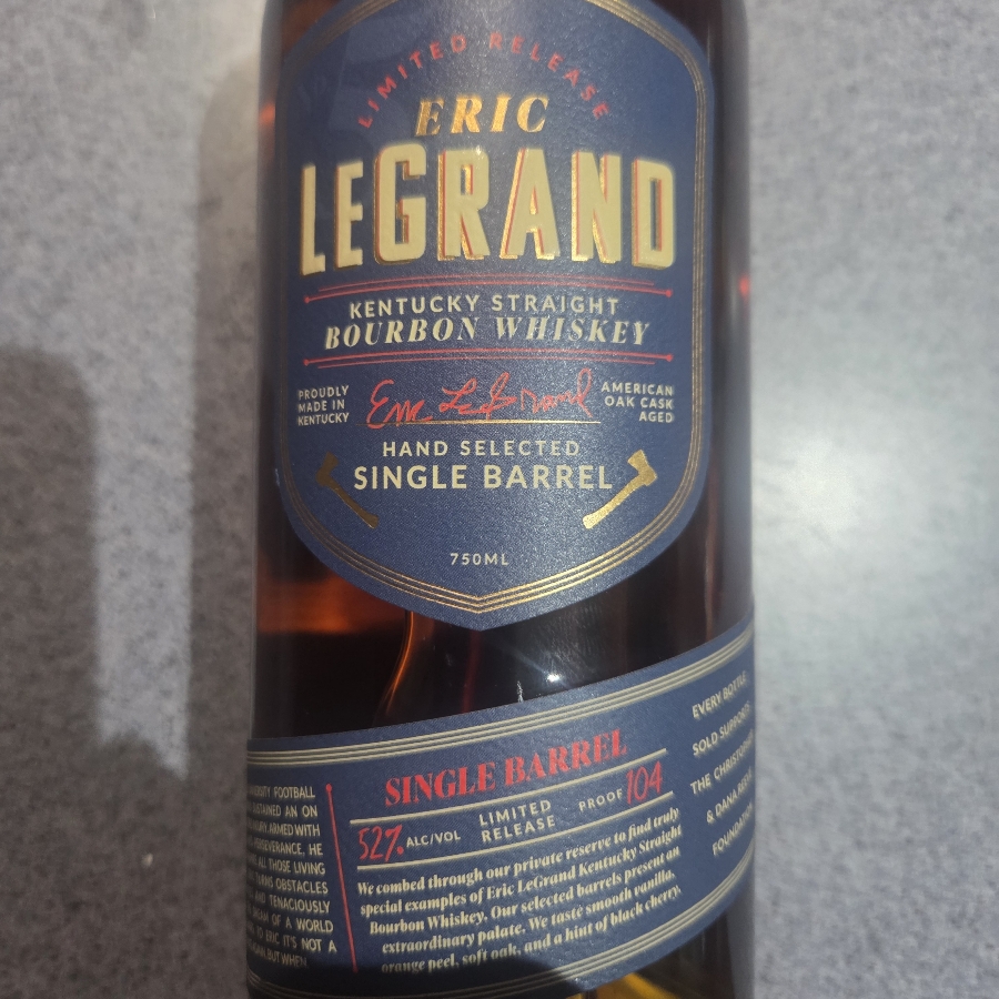 Eric Legrand Single Barrel Bourbon