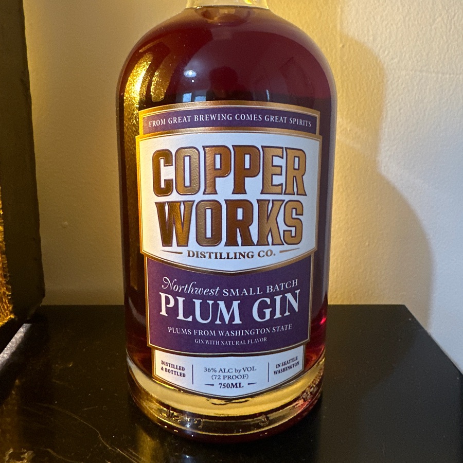 Copperworks Plum Gin