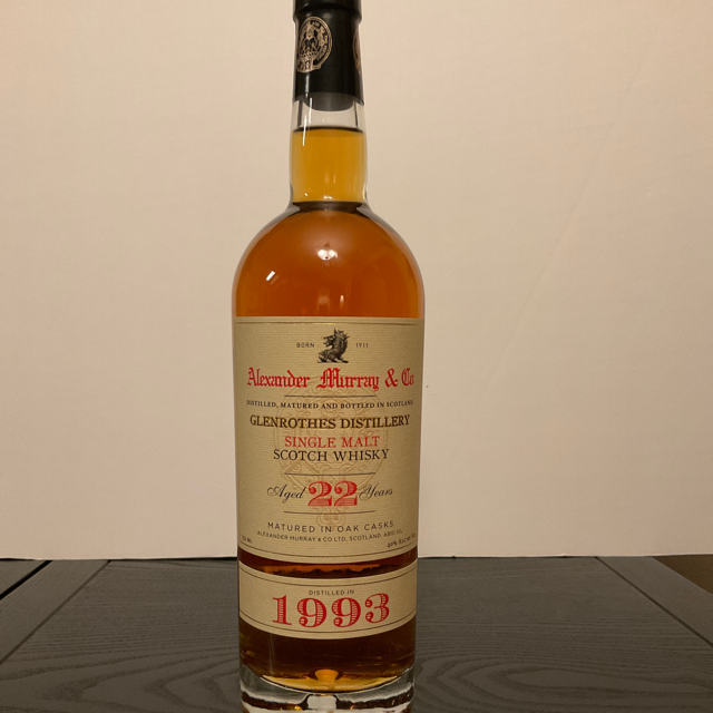 Glenrothes 1993 22 Year (Alexander Murray & Co.)