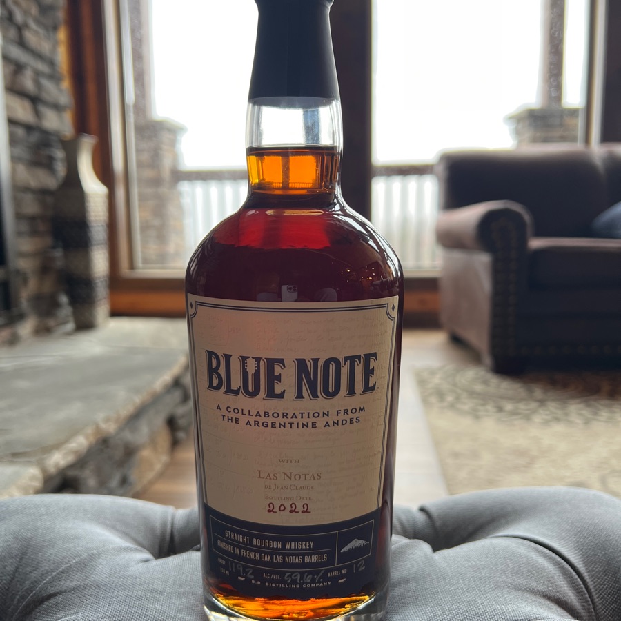 Blue Note Straight Bourbon Finished in French Oak Las Notas Barrels