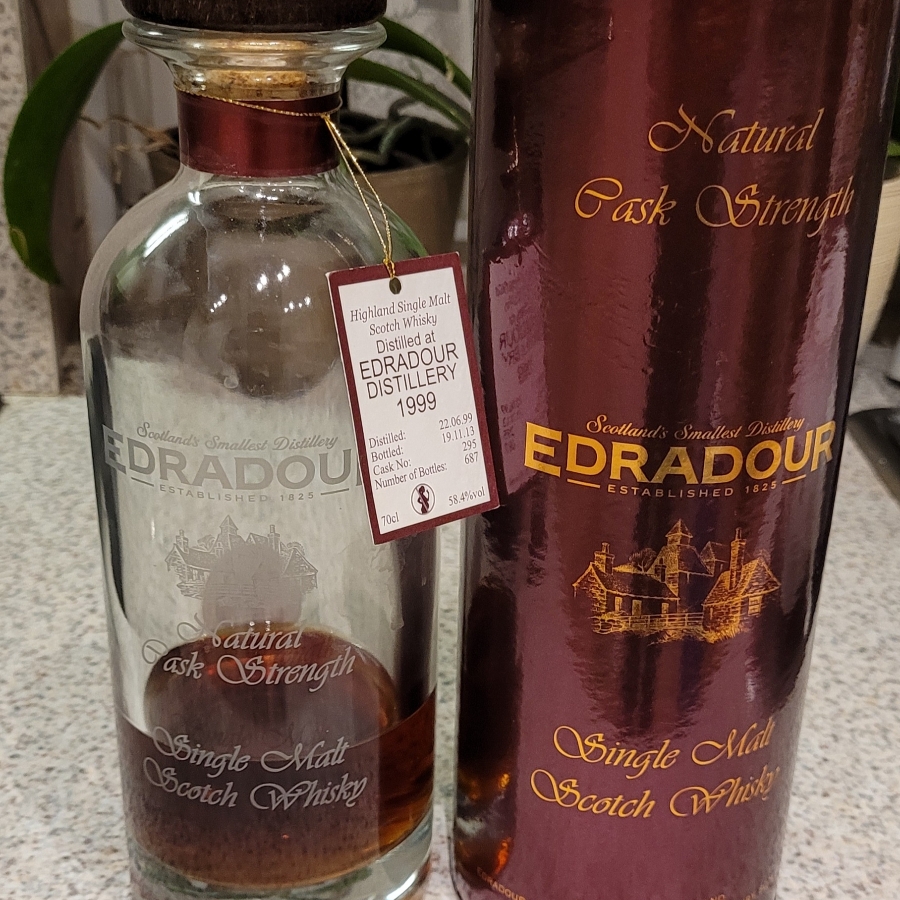 Edradour Cask Strength 12 Year Old Ibisco Decanter
