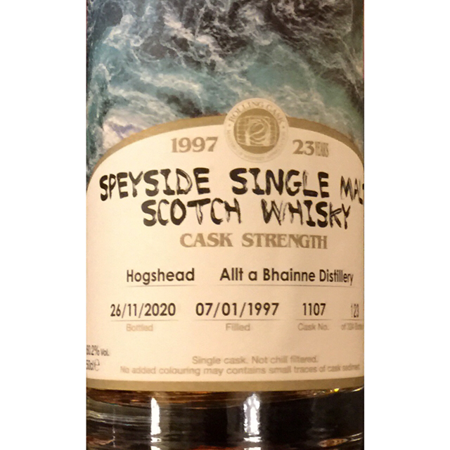 Allt-A-Bhainne 1997 23 year old Cask #1107 (Rolling Cask)