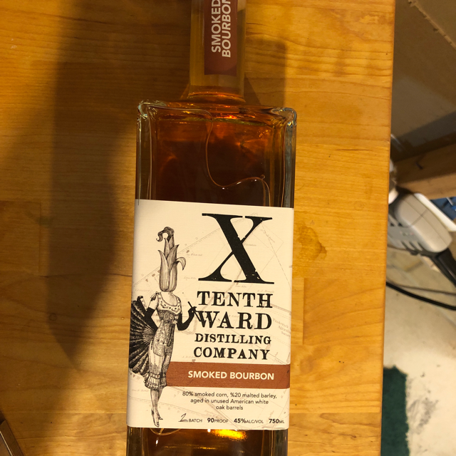 Tenth Ward Smoked Bourbon