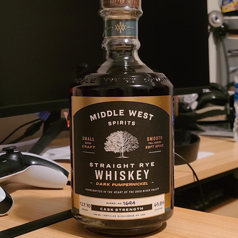 Middle West Dark Pumpernickel Cask Strength Rye (Space Jam - S&W)