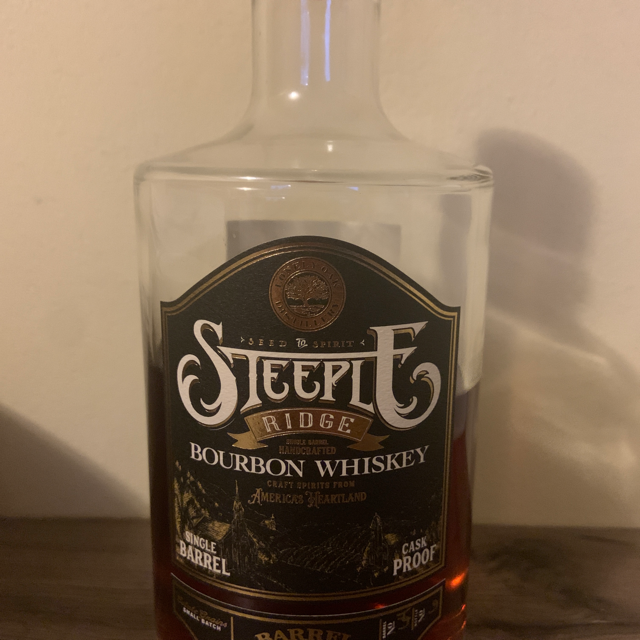 Steeple Ridge Single Barrel Cask Proof