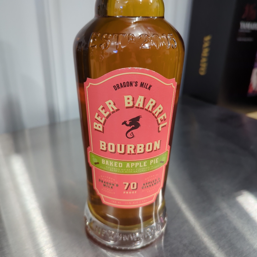 Dragons Milk Beer Barrel Bourbon Baked Apple Pie