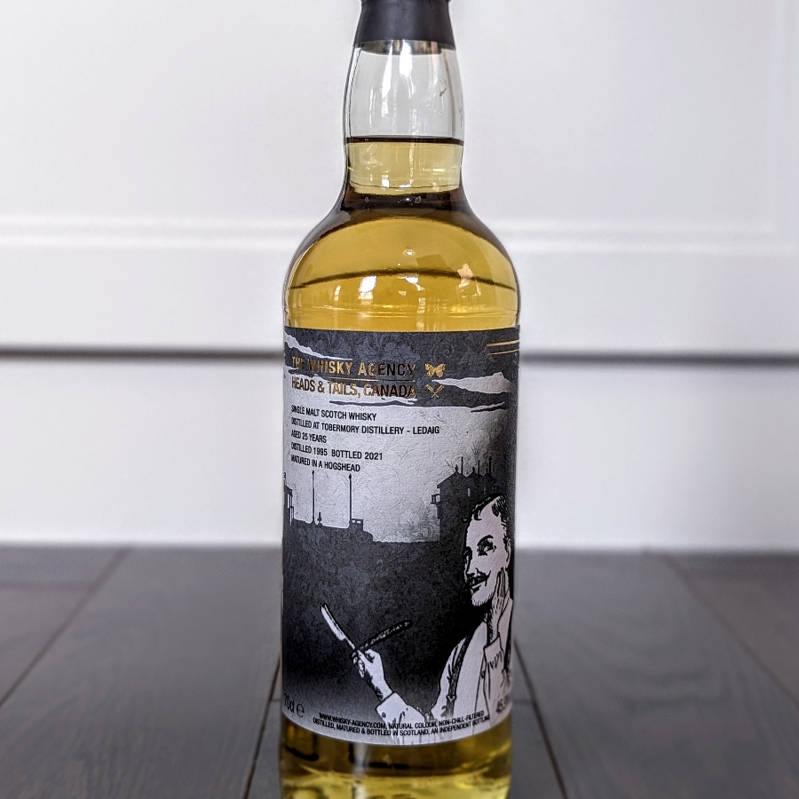 The Whisky Agency Ledaig 1995 25 Year Single Malt Scotch Whisky (Heads & Tails Canada)