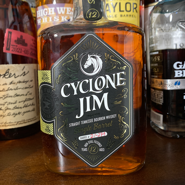 Cyclone Jim Single Barrel Tennessee Bourbon