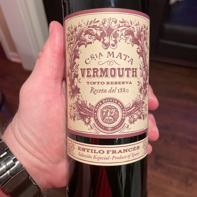 Cnia Mata Vermouth Tinto Reserva