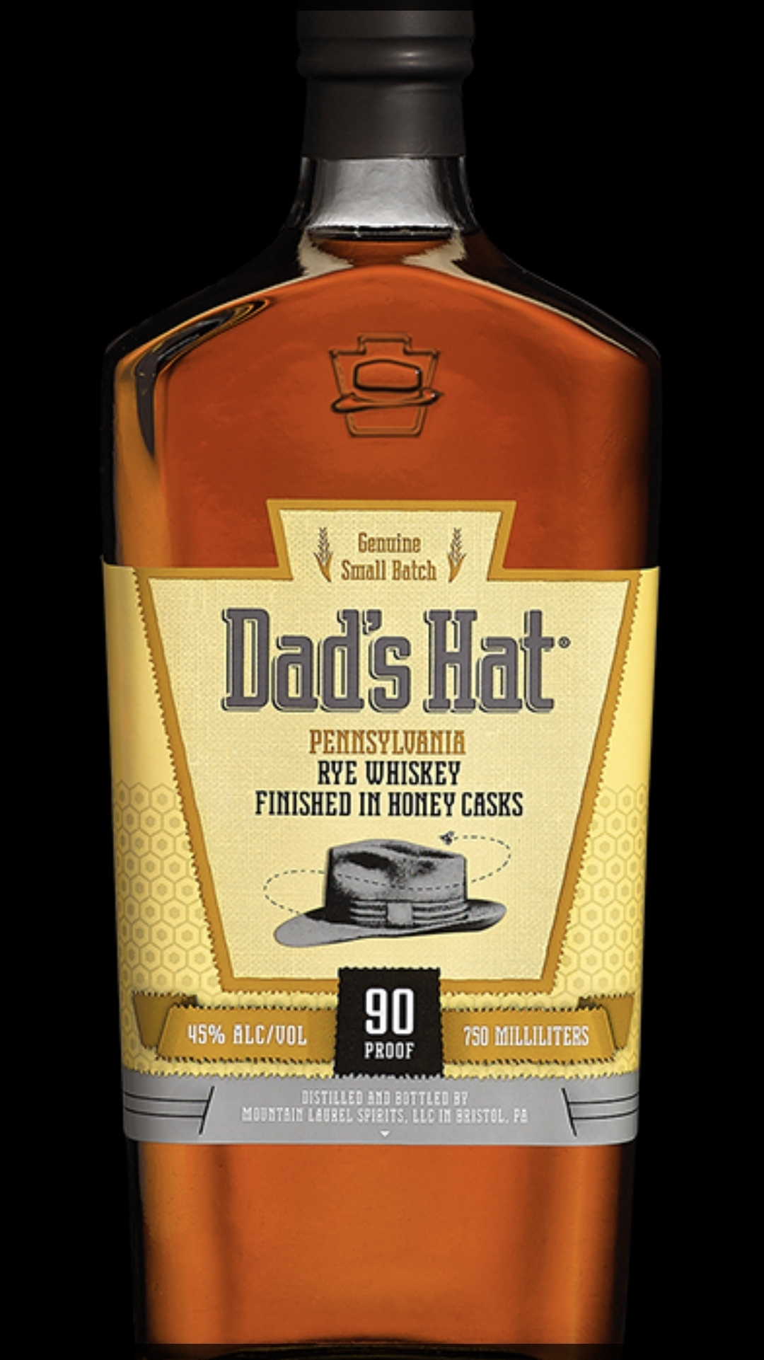 Dad's Hat Pennsylvania Rye Whiskey Finished in Honey Casks