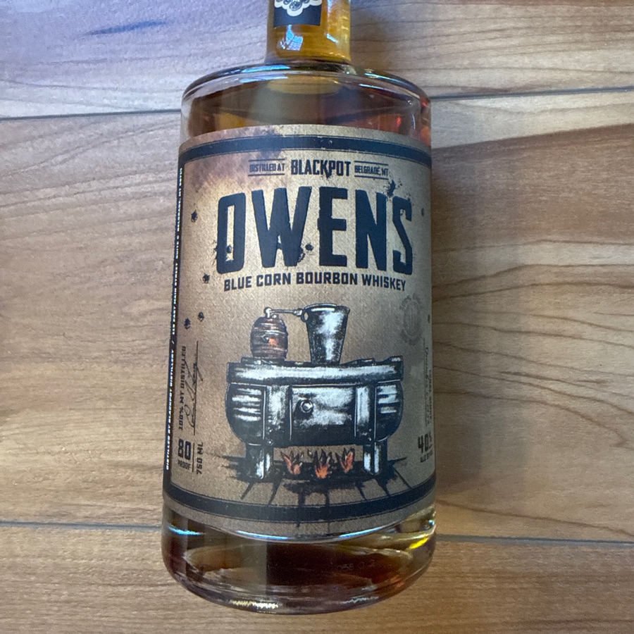 Blackpot Owen's Blue Corn Bourbon Whiskey