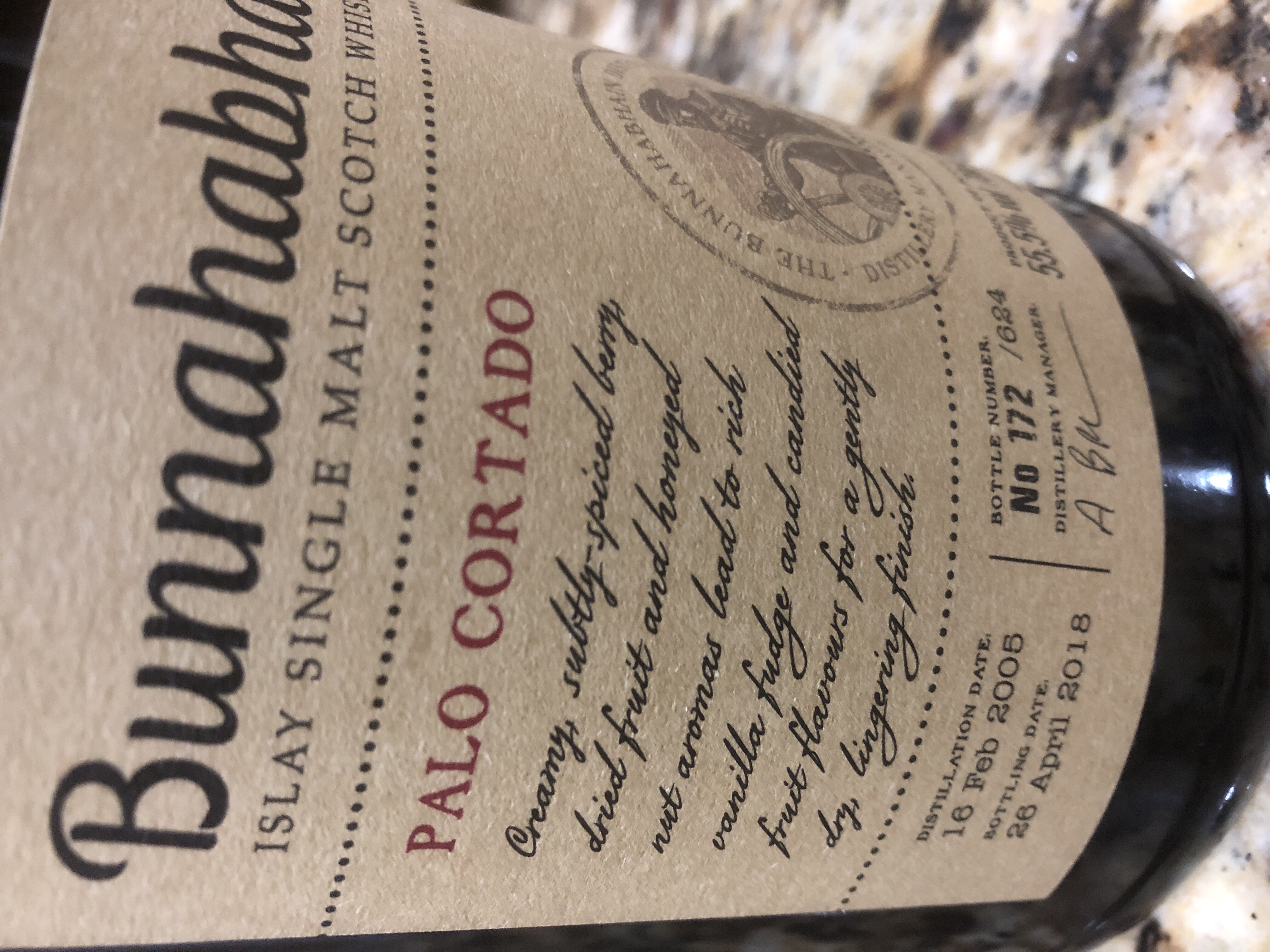 Bunnahabhain Palo Cortado