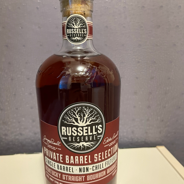 Russell's Reserve private single barrel (Springfield Liquors Surprise From Eddie pick)
