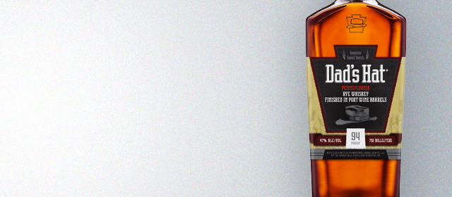 Dad's Hat Pennsylvania Rye Whiskey Finished in Port Wine Barrels