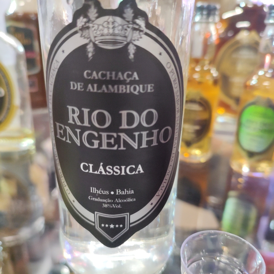 CACHAÇA RIO DO ENGENHO CLÁSSICA PRATA BRANCA INOX